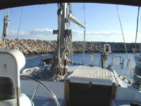 Morgan Out Islander aft deck and centre cockpit